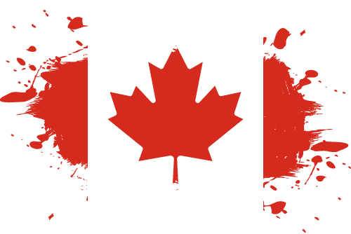 Canada - Ink Splat