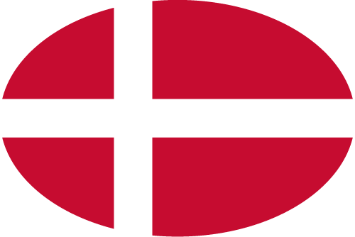 Vector Country Flag of Denmark - Circle | Vector Countries Flags of the ...