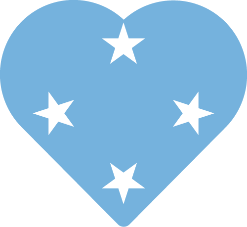 Federated States of Micronesia - Heart