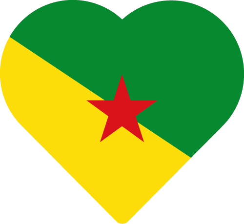 French Guiana - Heart
