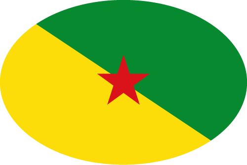 French Guiana - Oval