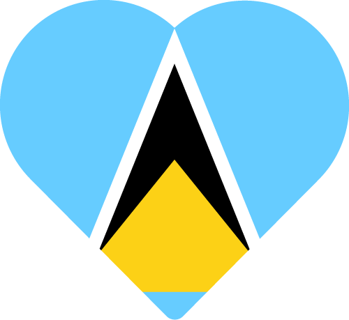 Saint Lucia - Heart