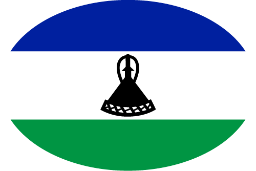 Lesotho - Oval