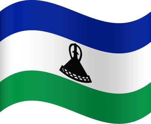 Lesotho - Waving