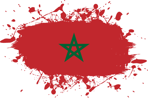Morocco - Ink Splat