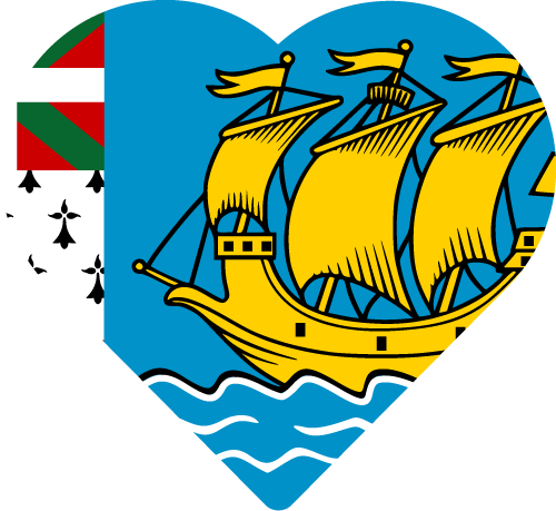 Saint Pierre and Miquelon - Heart