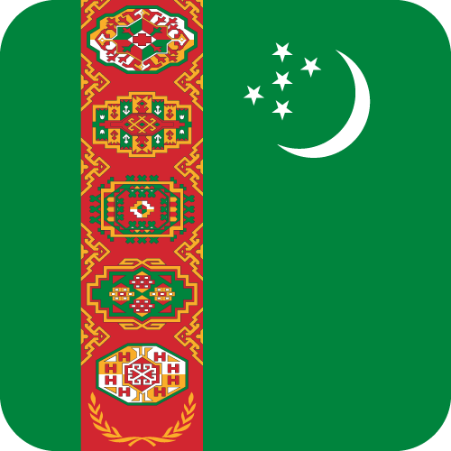 Turkmenistan - Button