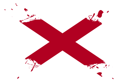Alabama - Ink Splat