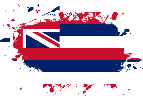 Hawaii - Ink Splat