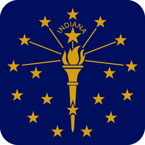 Indiana - Button