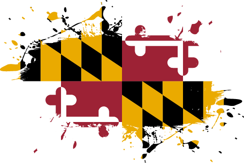 Maryland - Ink Splat