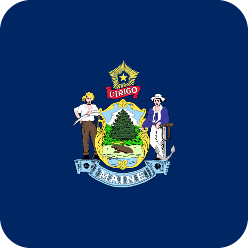 Maine - Button