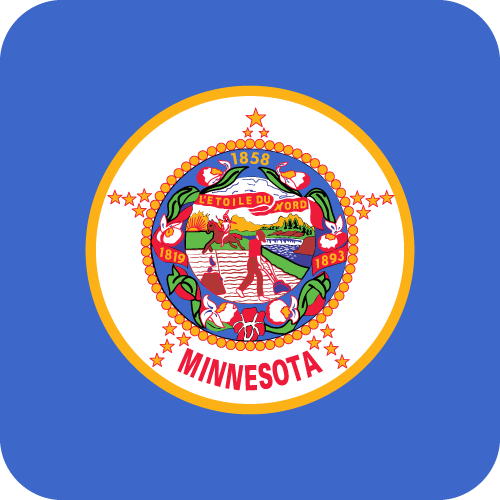 Minnesota - Button