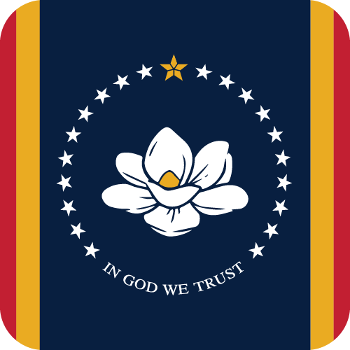 Mississippi - Button