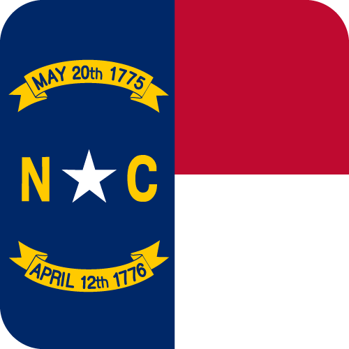 North Carolina - Button