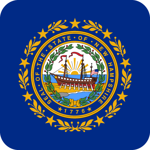 New Hampshire - Button