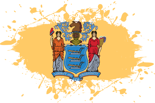 New Jersey - Ink Splat