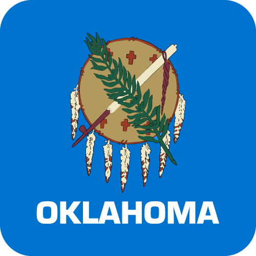 Oklahoma - Button