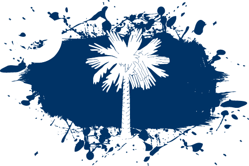 South Carolina - Ink Splat