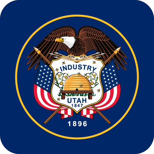 Utah - Button