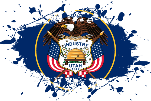 Utah - Ink Splat