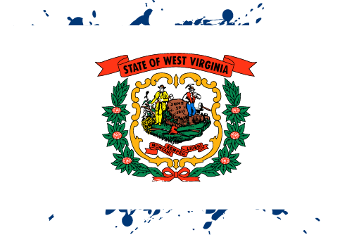 West Virginia - Ink Splat